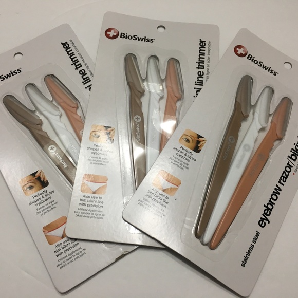 Two (2) Packs BioSwiss Eyebrow/Bikini Razors - Picture 6 of 8